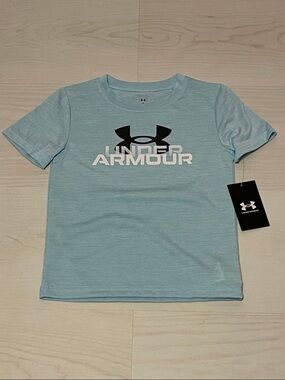 Under Armour Light Aqua Short Sleeve Logo Tee